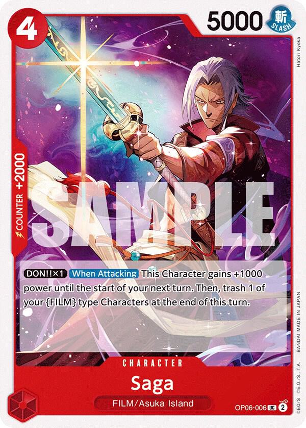 Saga (Wings of the Captain)(OP06-006)(UC)