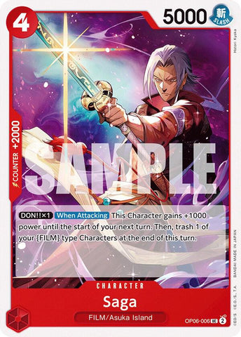 Saga (Wings of the Captain)(OP06-006)(UC)