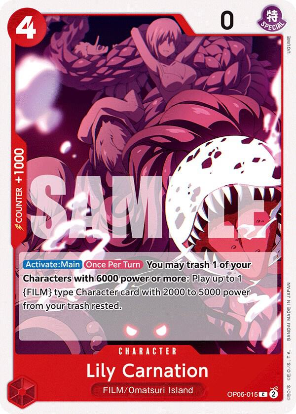 Lily Carnation (Wings of the Captain)(OP06-015)(C)