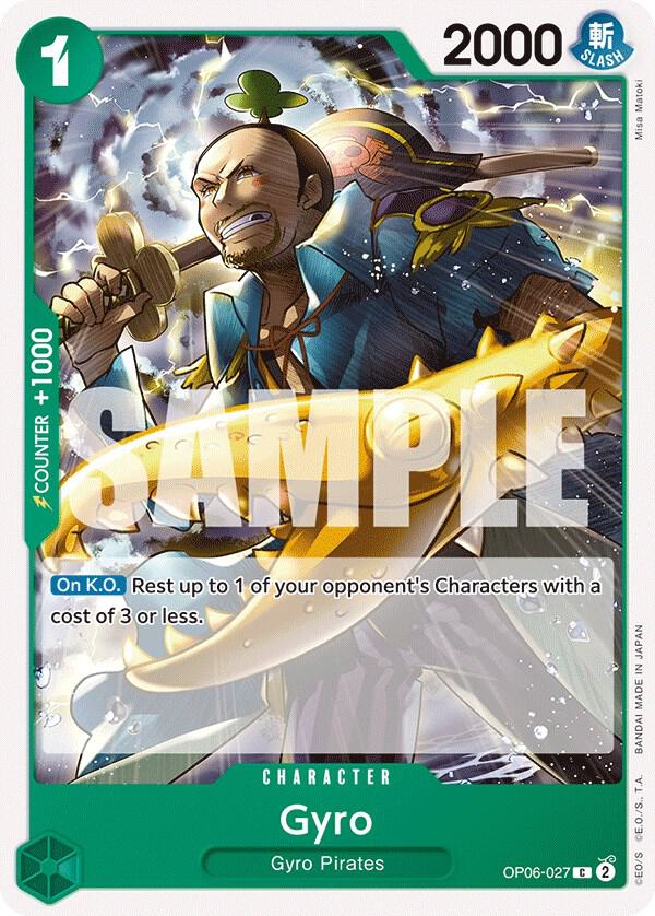 Gyro (Wings of the Captain)(OP06-027)(C)