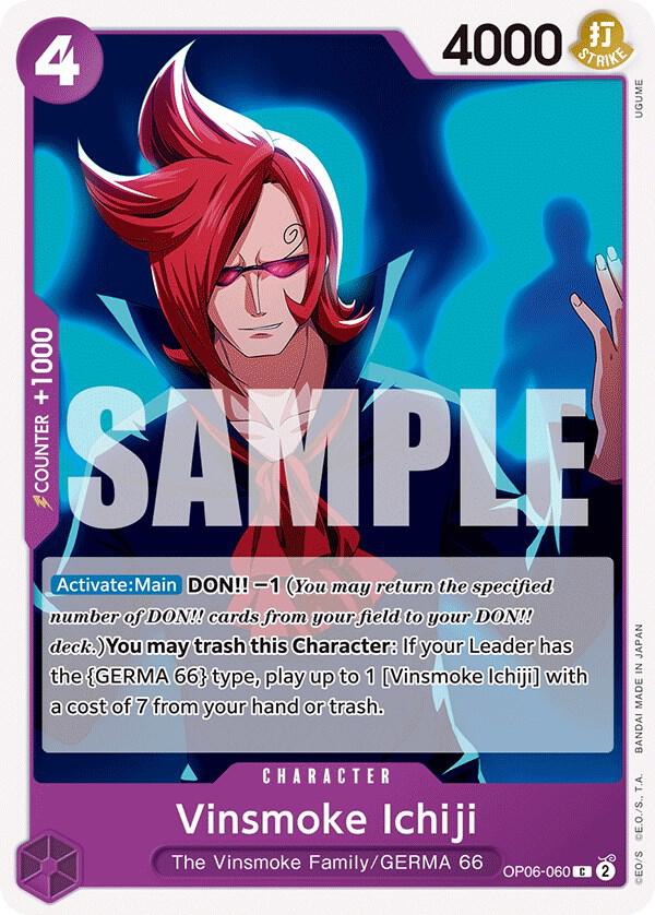 Vinsmoke Ichiji (060) (Wings of the Captain)(OP06-060)(C)