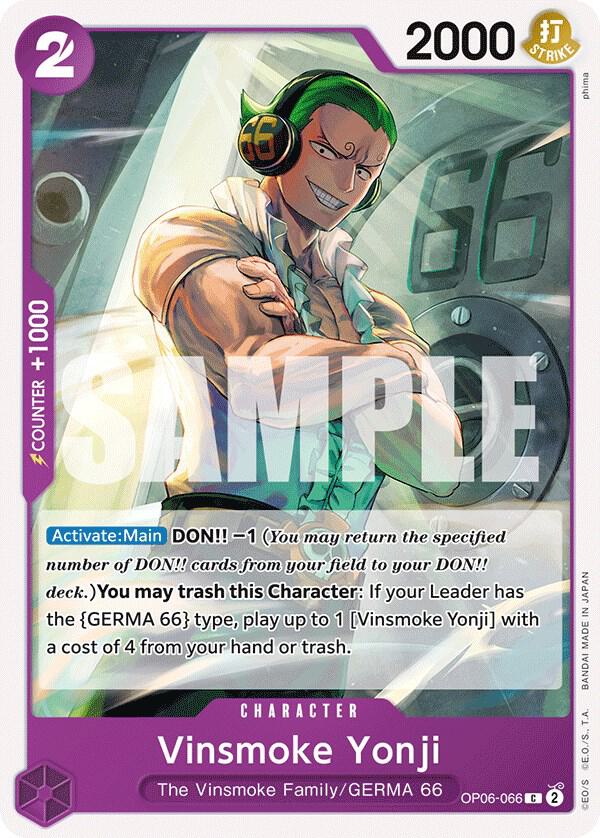 Vinsmoke Yonji (066) (Wings of the Captain)(OP06-066)(C)