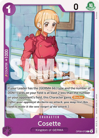 Cosette (Wings of the Captain)(OP06-072)(C)