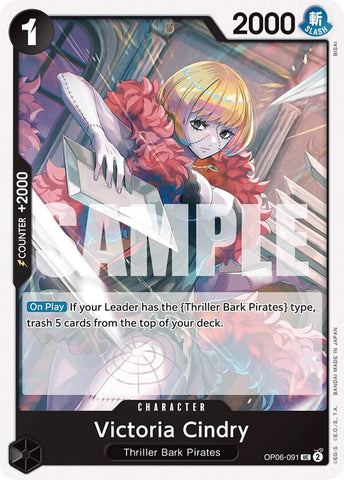 Victoria Cindry (Wings of the Captain)(OP06-091)(UC)