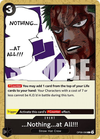 ...Nothing...at All!!! (Wings of the Captain)(OP06-096)(C)