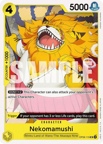 Nekomamushi (Wings of the Captain)(OP06-110)(UC)