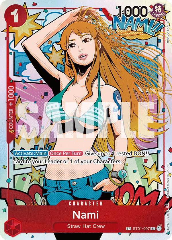 Nami - Treasure Rare - Foil (Wings of the Captain)(ST01-007)(TR)