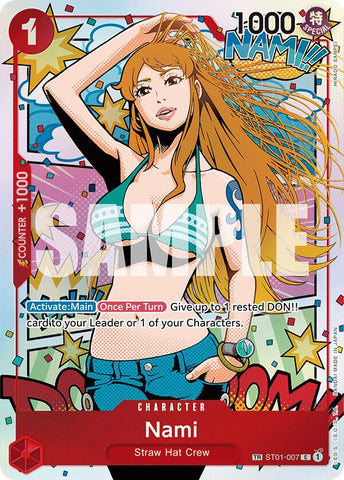 Nami - Treasure Rare - Foil (Wings of the Captain)(ST01-007)(TR)