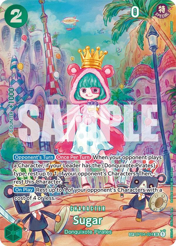Sugar (SP) - Foil (Wings of the Captain)(OP04-024)(SR)
