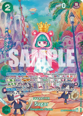 Sugar (SP) - Foil (Wings of the Captain)(OP04-024)(SR)