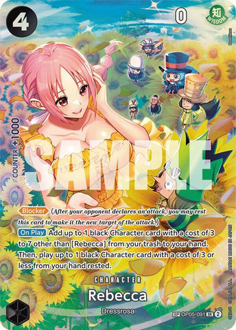 Rebecca (SP) - Foil (Wings of the Captain)(OP05-091)(SR)
