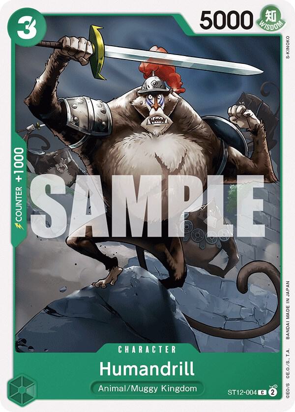 Humandrill (Starter Deck 12: Zoro and Sanji)(ST12-004)(C)
