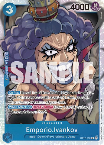 Emporio.Ivankov - Foil (Starter Deck 12: Zoro and Sanji)(ST12-010)(SR)