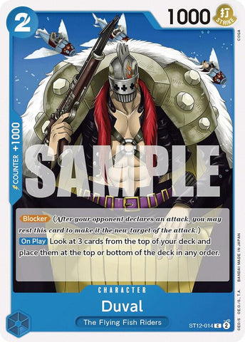 Duval (Starter Deck 12: Zoro and Sanji)(ST12-014)(C)