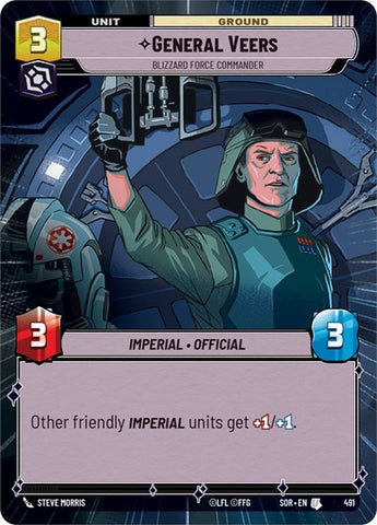 General Veers, Blizzard Force Commander - Hyperspace - Foil (Spark of Rebellion)(SOR-491/510)(U)