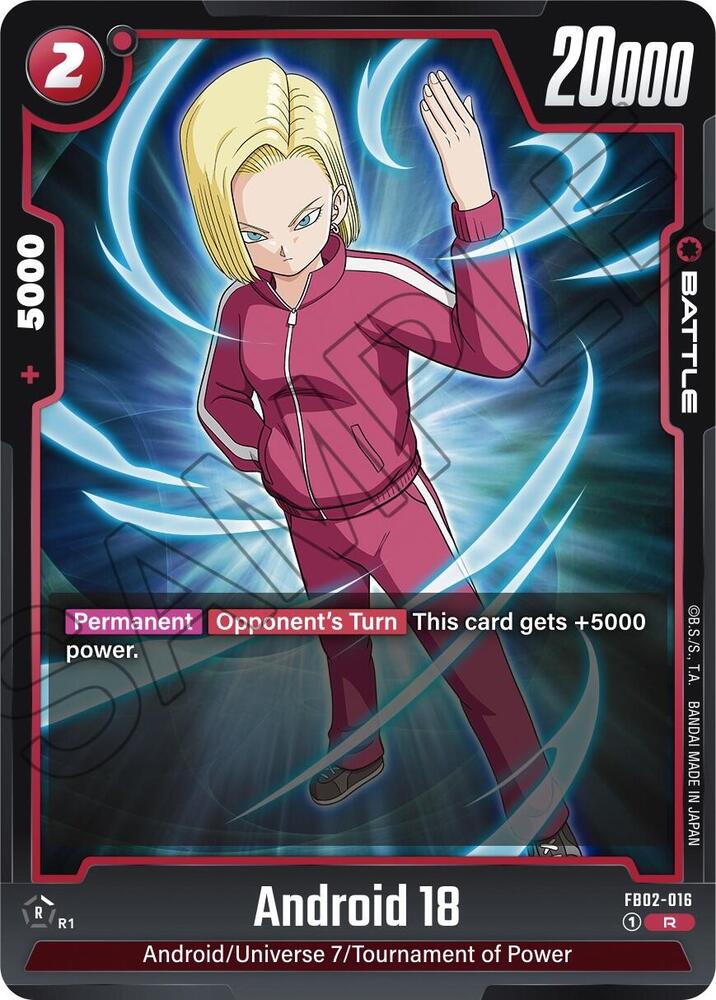 Android 18 [016] [Foil] (FB02-016)(R)