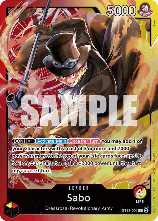 Sabo (001) - Foil (Ultra Deck: The Three Brothers)(ST13-001)(L)
