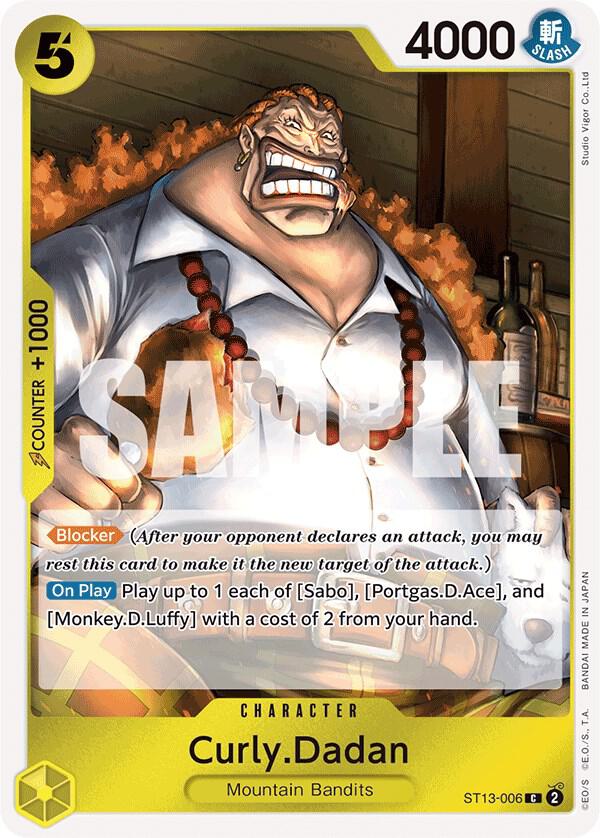 Curly.Dadan - Foil (Ultra Deck: The Three Brothers)(ST13-006)(C)