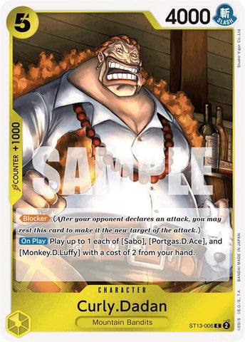 Curly.Dadan - Foil (Ultra Deck: The Three Brothers)(ST13-006)(C)