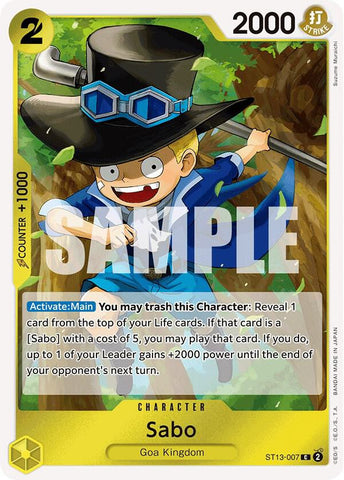 Sabo (007) - Foil (Ultra Deck: The Three Brothers)(ST13-007)(C)