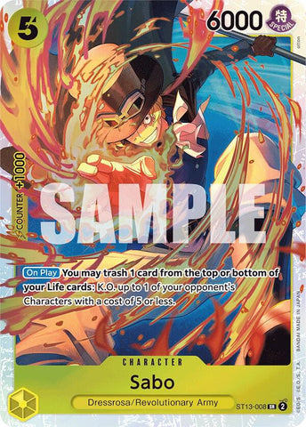 Sabo (008) - Foil (Ultra Deck: The Three Brothers)(ST13-008)(SR)