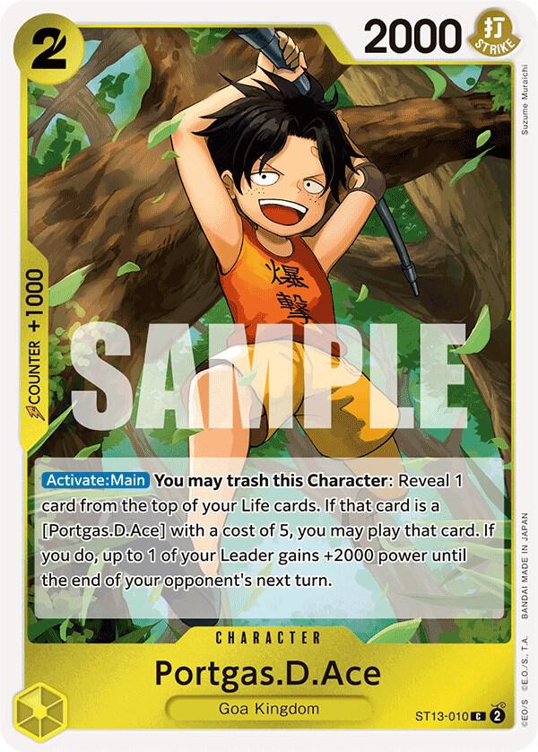 Portgas.D.Ace (010) - Foil (Ultra Deck: The Three Brothers)(ST13-010)(C)