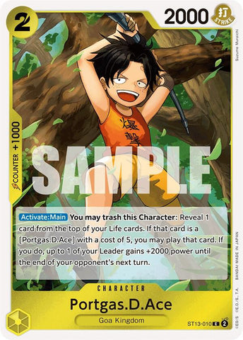 Portgas.D.Ace (010) - Foil (Ultra Deck: The Three Brothers)(ST13-010)(C)