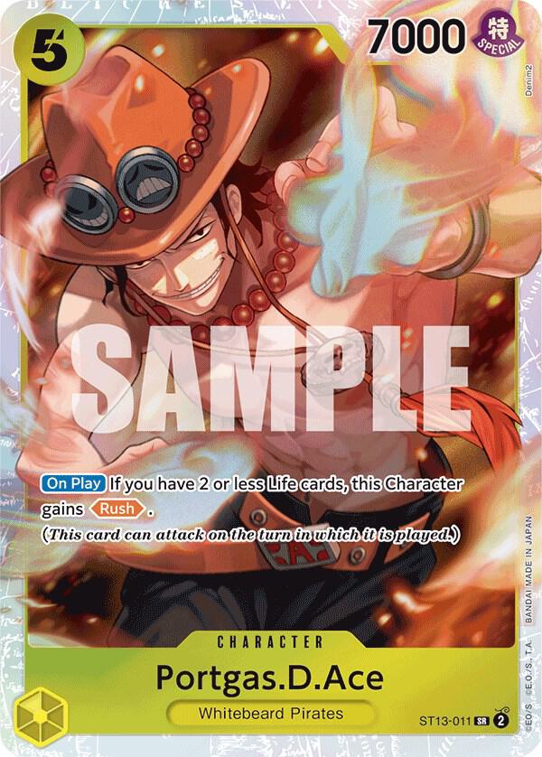Portgas.D.Ace (011) - Foil (Ultra Deck: The Three Brothers)(ST13-011)(SR)
