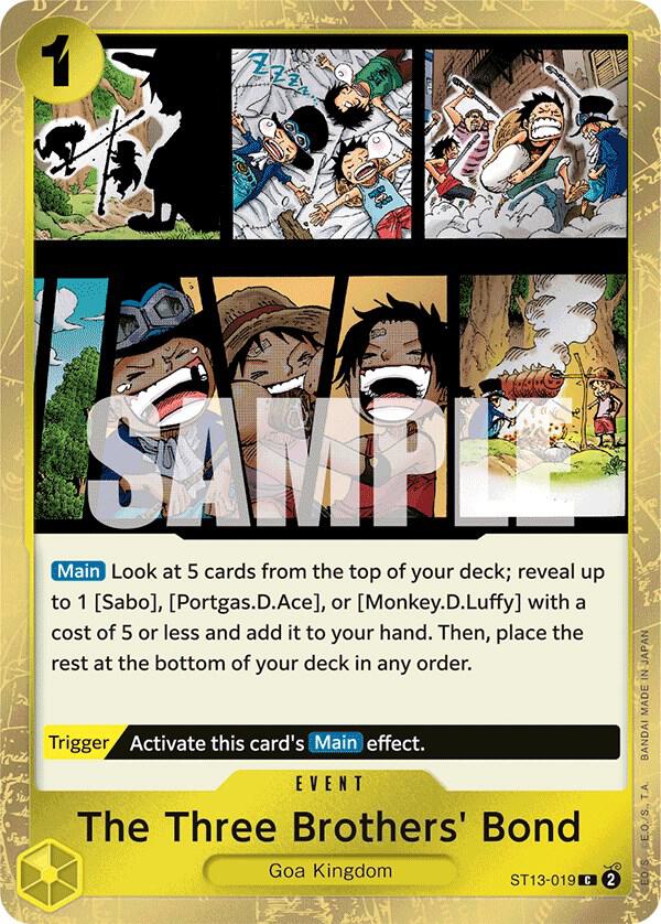 The Three Brothers' Bond - Foil (Ultra Deck: The Three Brothers)(ST13-019)(C)