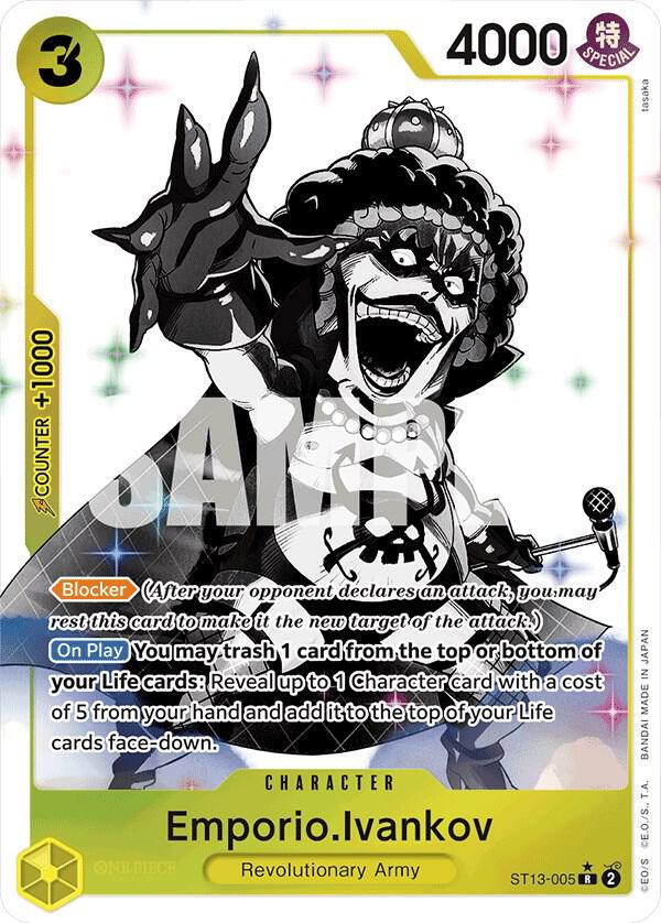 Emporio.Ivankov (Parallel) - Foil (Ultra Deck: The Three Brothers)(ST13-005)(R)