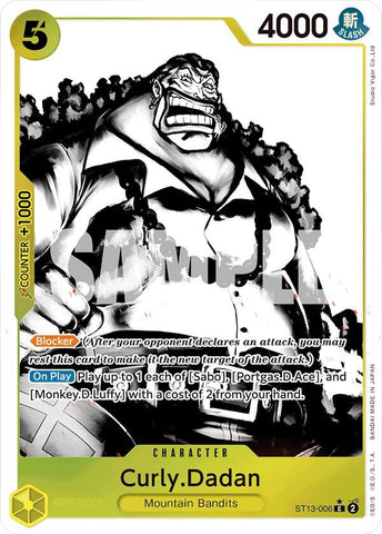 Curly.Dadan (Parallel) - Foil (Ultra Deck: The Three Brothers)(ST13-006)(C)