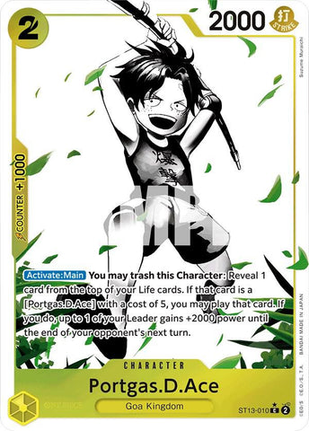 Portgas.D.Ace (010) (Parallel) - Foil (Ultra Deck: The Three Brothers)(ST13-010)(C)
