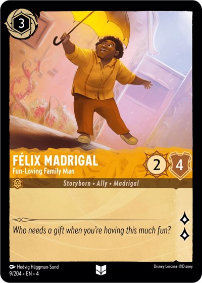 Felix Madrigal - Fun-Loving Family Man (Ursula's Return)(4-009/204)(U)
