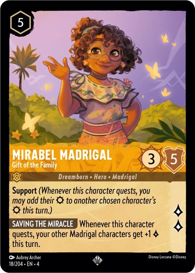 Mirabel Madrigal - Gift of the Family (Ursula's Return)(4-018/204)(SR)