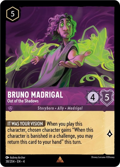 Bruno Madrigal - Out of the Shadows (Ursula's Return)(4-038/204)(R)
