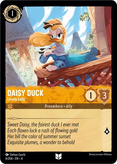 Daisy Duck - Lovely Lady (Ursula's Return)(4-006/204)(U)