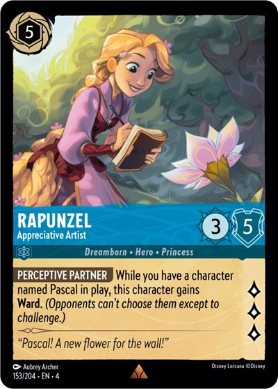 Rapunzel - Appreciative Artist - Cold Foil (Ursula's Return)(4-153/204)(R)