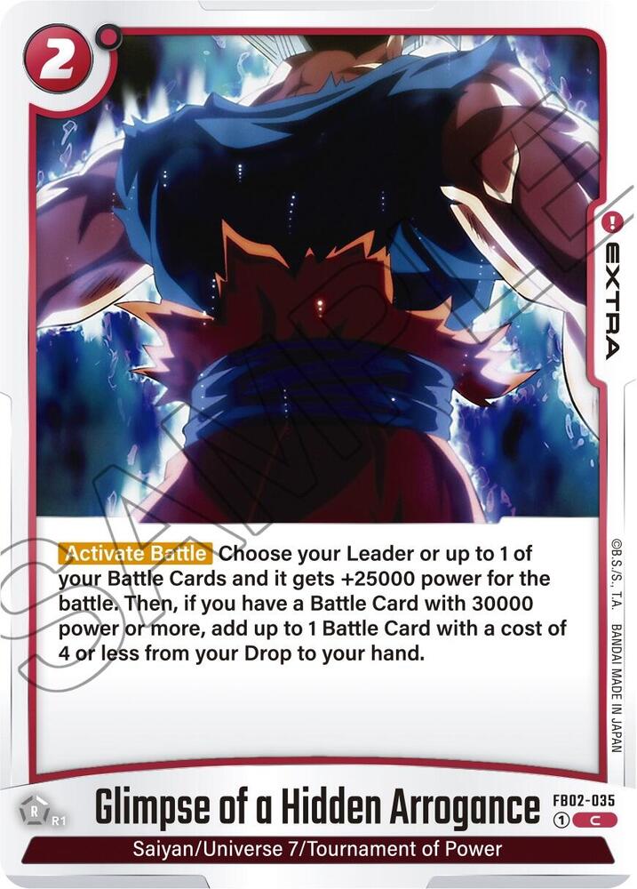 Glimpse of a Hidden Arrogance (FB02-035)(C)
