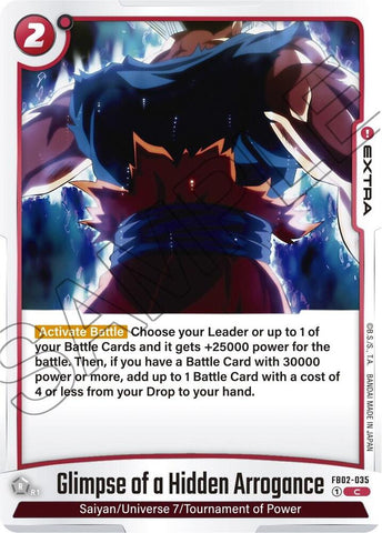 Glimpse of a Hidden Arrogance (FB02-035)(C)