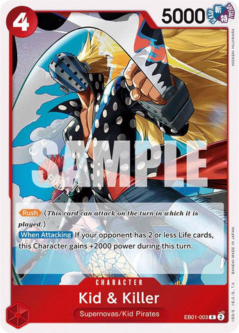 Kid & Killer - Foil (Extra Booster: Memorial Collection)(EB01-003)(R)