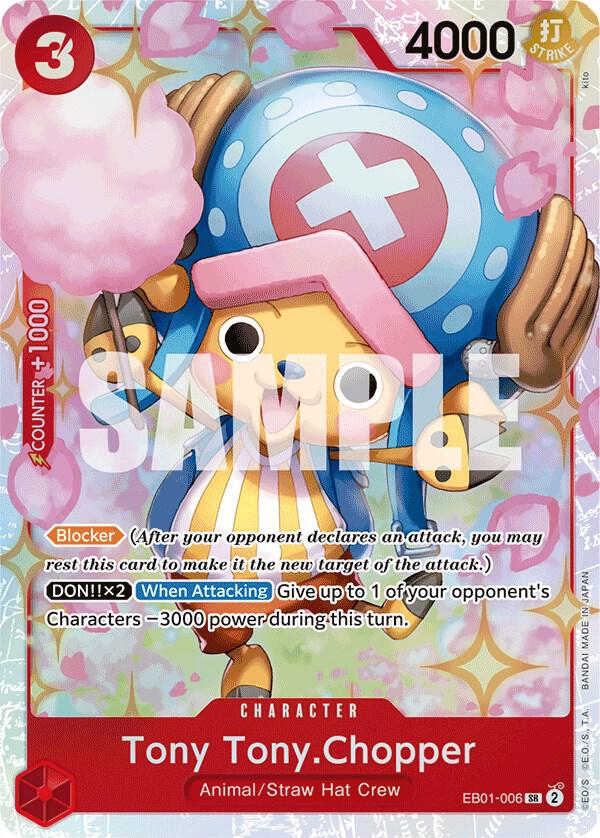 Tony Tony.Chopper - Foil (Extra Booster: Memorial Collection)(EB01-006)(SR)
