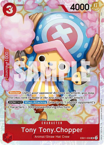 Tony Tony.Chopper - Foil (Extra Booster: Memorial Collection)(EB01-006)(SR)