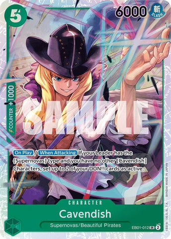 Cavendish - Foil (Extra Booster: Memorial Collection)(EB01-012)(SR)