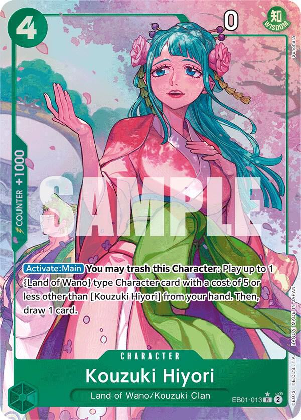 Kouzuki Hiyori (Alternate Art) - Foil (Extra Booster: Memorial Collection)(EB01-013)(R)
