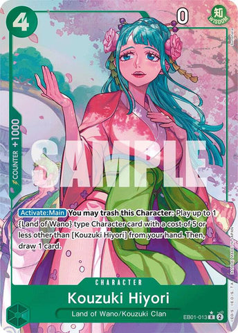 Kouzuki Hiyori (Alternate Art) - Foil (Extra Booster: Memorial Collection)(EB01-013)(R)