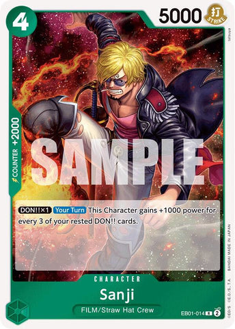 Sanji - Foil (Extra Booster: Memorial Collection)(EB01-014)(R)