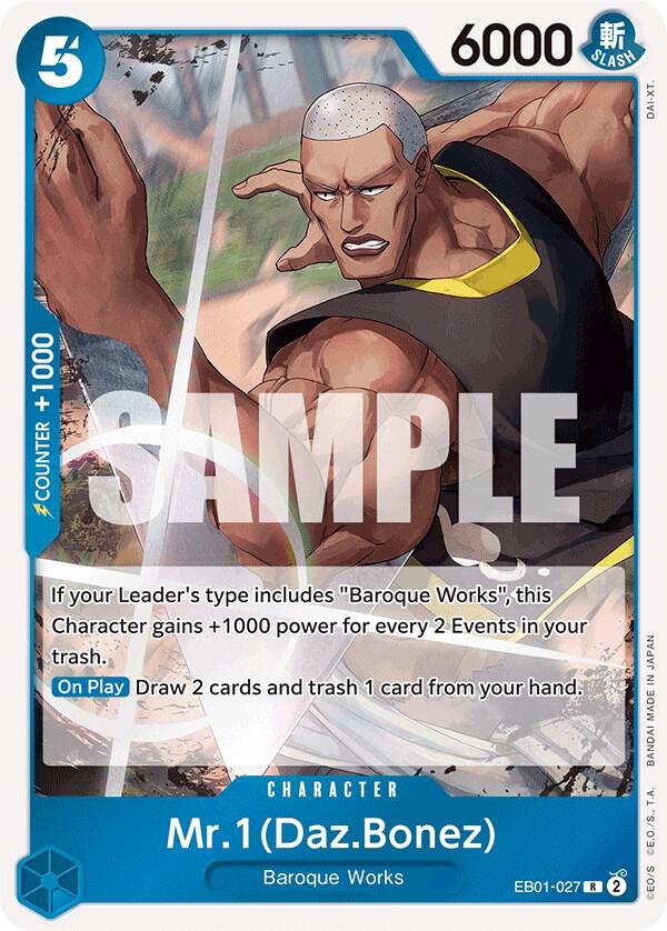 Mr. 1 (Daz.Bonez) - Foil (Extra Booster: Memorial Collection)(EB01-027)(R)