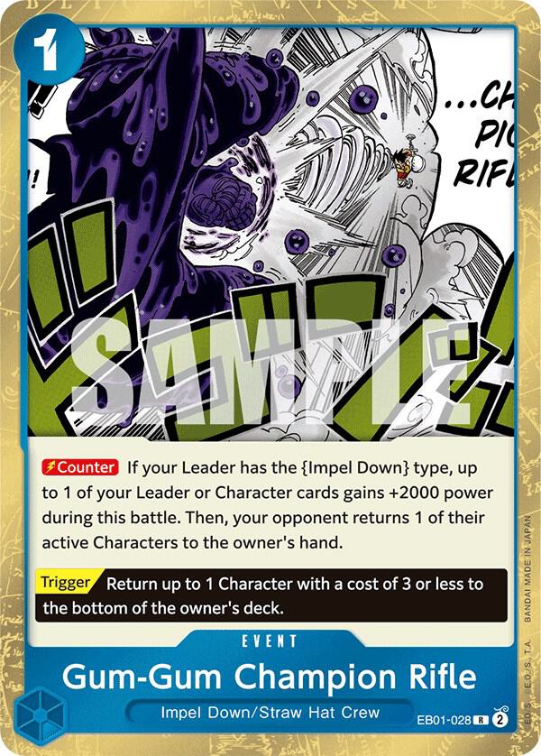 Gum-Gum Champion Rifle - Foil (Extra Booster: Memorial Collection)(EB01-028)(R)
