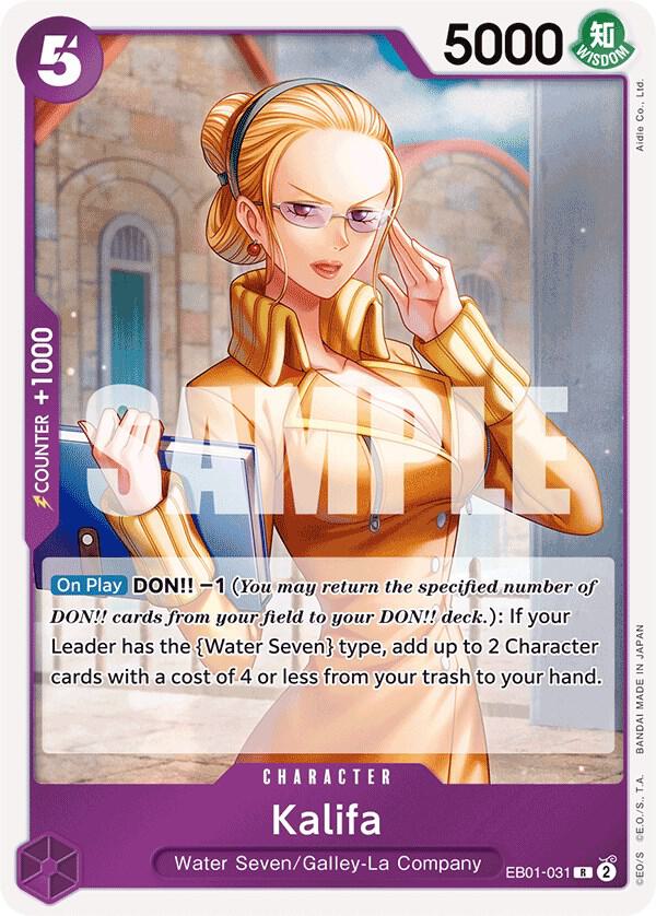 Kalifa - Foil (Extra Booster: Memorial Collection)(EB01-031)(R)