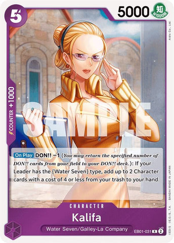 Kalifa - Foil (Extra Booster: Memorial Collection)(EB01-031)(R)